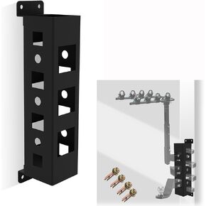 Heavy Duty Wall Mount Hitch Receiver, 1/1.25"/2" Receiver Hitch Holder, Hitch Storage Base, The Rack Collector Holds 500 lbs-7 Hitch Storage Mount