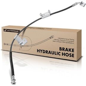 A-Premium Front Brake Hydraulic Hoses Compatible with Select Chevy, GMC and Hummer Models - Silverado 2500 HD/3500 HD, Sierra 2500 HD 2007-2010, Sierra 3500 HD 2008-2010, Yukon XL, H2(Pack of 2)