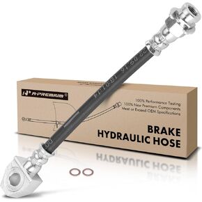 A-Premium Rear Passenger Brake Hydraulic Hose Compatible with Jeep Models - Grand Cherokee WJ 1999 2000 2001 2002 2003 2004 4.0L 4.7L - Replace# 52128094