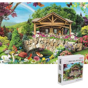 100 Piece Jigsaw Puzzles,100 Piece Adult Children Puzzles, Jigsaw Puzzles 100 Pieces Suitable for Adults Children (A0001 100PCS)