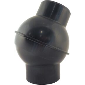 4 Inch Swivel Elbow for Flexible Hose with 15 Degrees Rotation with 4 Inch OD and 3-15/16 Inch OD Openings ABS Plastic for Dust Collector Systems 73480 in Kuwait