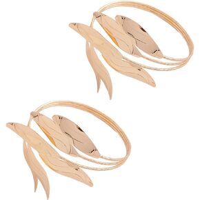 2PCS Metal Curtain Tiebacks Modern Willow Leaf Curtain Holder Gold Tie Backs for Curtains Adjustable Decorative Curtain Holdbacks Suitable for Balconies and Bedrooms