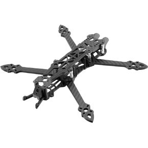 Mark4 5-Inch FPV Racing Drone Frame Kit, 225mm Wheelbase Carbon Fiber Quadcopter Frame with 5mm Arm for RC Freestyle HD FPV, Drone Quad Compatible with DJI FPV Air Unit Vista System