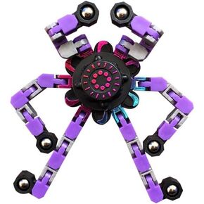 2024 New Fidget Toy Spinners Sensory Robot Toy (Blue), Small