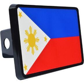 Rogue River Tactical Filipino Flag Trailer Hitch Cover Plug Gift Idea