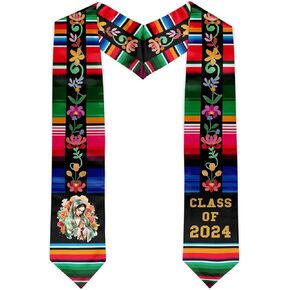 Mexican Graduation Stole Class of 2024 Mexican Graduation Sash Graduation Gift for Graduation's Day 72''