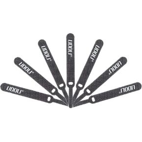 50 PCS Reusable Cable Ties, Fastening Wire Management Straps, Cord Tapes Wraps Rope Holder, Update Cable Organizer Tool Perfect for Home, Office and Workshop Hook and Loop (Black)