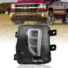 GM2592315 Front Bumper Fog Halogen Light Left Driver Side Enhance visibility for 2016 2017 2018 CHEVROLET SILVERADO 84000614 GM2593315