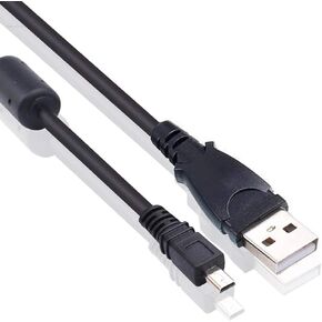 USB شاحن بطارية الكمبيوتر USB شاحن بطارية كابل مزامنة البيانات الحبل لسوني كاميرا Cybershot DSC-W800 W810 W830 W330 S/B/P/R in Kuwait