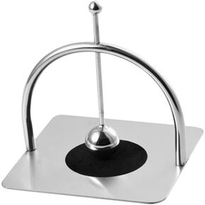 Flat Napkin Holder Paper Napkin Holder Stainless Steel Stand for Napkin Square Tissue Silver Flat Napkin Holder Stainless Steel Holder for Napkin