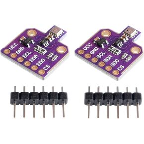 2Pcs BME680 CJMCU-680 Temperature and Humidity Pressure Sensor Module, Low Power Gas, Ultra-Low Pressure Sensor, Height Development Board
