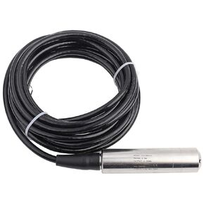 Water Level Sensor TL231 Input Liquid Level Transmitter Sensor for Tank 0-5m Range Depth, DC24V 4-20mA