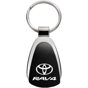 TOYOTA RAV4 Black Tear Drop Key Chain