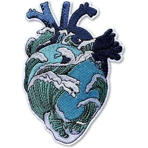 Cool Embroidered Applique Iron On Patches for Clothing, Sew Cute Patches for Jackets, Fancy Patch for Backpacks, Jeans, Hats, DIY Accessories (Skull Pizza)