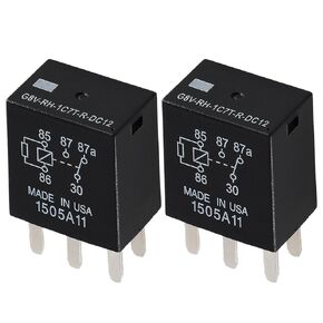 2PCS 5pins Automotive Relays Compatible with Sea-Doo GTI GTR GTS GTX RXP RXT Electrical System Relays Fuel Pump Relay Replace# 278002822 G8V-RH-1C7T-R-DC12