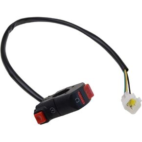 GOOFIT Two-Function 7/8" Handlebar Switch Button with Waterproof Plug Replacement for Motorcycles ATV Scooters snowmobiles On-Off Button
