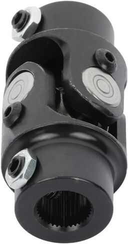 SCITOO 11/16-36 Spline X 3/4 DD عمود التوجيه العالمي U-Joint أسود فردي، 83 مم زاوية العمل 35 درجة in Saudi Arabia