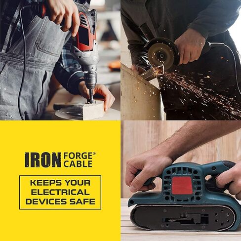 Iron Forge Cable 24 Outlet Metal Surge Protector Power Strip, 9 Ft in Kuwait