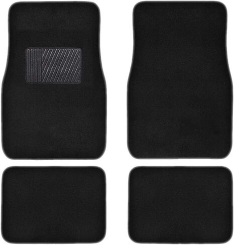 Motor Trend Premium Inter-Lock Backing Carpet Car Floor Mats - Front & Rear, Thick & Durable Auto Protection, Fits Most Cars Truck SUV Coupe Sedan in Saudi Arabia