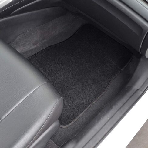 Motor Trend Premium Inter-Lock Backing Carpet Car Floor Mats - Front & Rear, Thick & Durable Auto Protection, Fits Most Cars Truck SUV Coupe Sedan in Saudi Arabia
