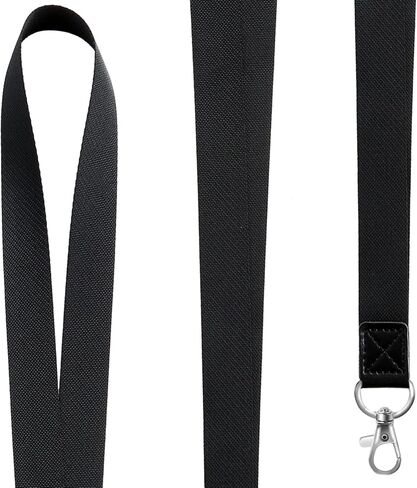 4 Pack Black Lanyards For Keys,id Badges Holder,4 Patterns Bulk Lanyard For ID Card Badge Holders,Keys,keychain,Office Neck Cute Durable Fashionable in Kuwait