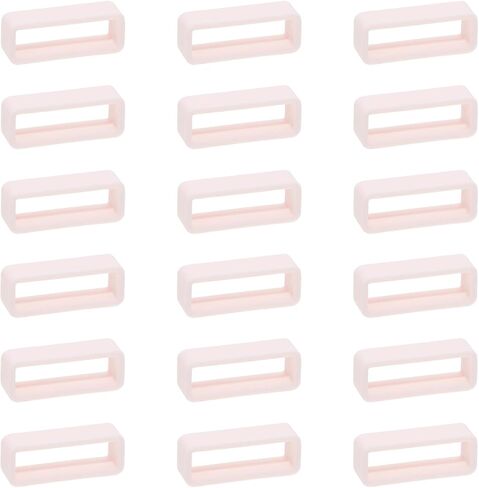 Rubber Watch Band Loop Holder Silicone Watch Strap Keeper Fastener Rings Replacement Watch Strap Accessories, 18PCS in Saudi Arabia