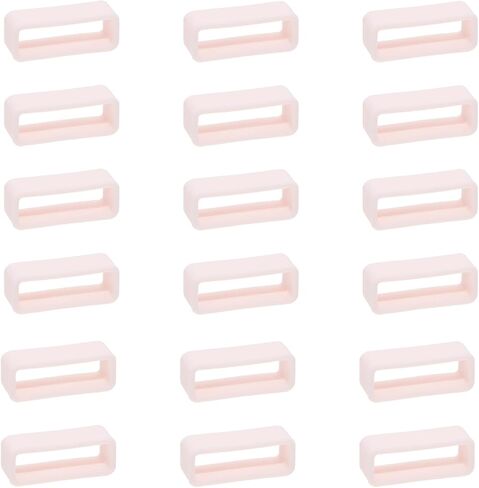 Rubber Watch Band Loop Holder Silicone Watch Strap Keeper Fastener Rings Replacement Watch Strap Accessories, 18PCS in Saudi Arabia