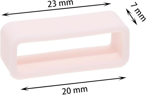 Rubber Watch Band Loop Holder Silicone Watch Strap Keeper Fastener Rings Replacement Watch Strap Accessories, 18PCS in Saudi Arabia