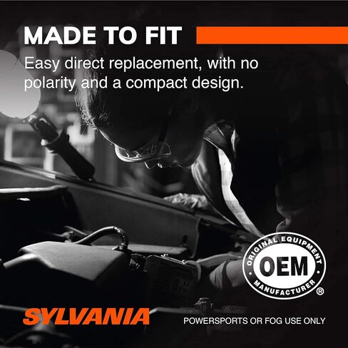 SYLVANIA H13 9008 LED Powersport Headlight Bulbs for Off-Road Use or Fog Lights - 2 Pack in Saudi Arabia
