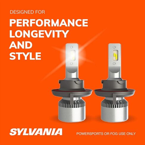 SYLVANIA H13 9008 LED Powersport Headlight Bulbs for Off-Road Use or Fog Lights - 2 Pack in Saudi Arabia