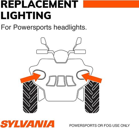 SYLVANIA H13 9008 LED Powersport Headlight Bulbs for Off-Road Use or Fog Lights - 2 Pack in Saudi Arabia
