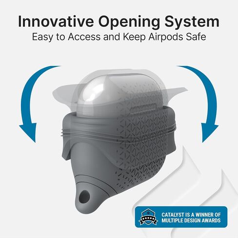 Catalyst Waterproof Case for AirPods 3rd Generation - Wireless and USB-C Charging Compatible AirPods 3rd Generation Case, Drop Protection AirPod Case 3rd Generation One Piece Design with Carabiner in Saudi Arabia