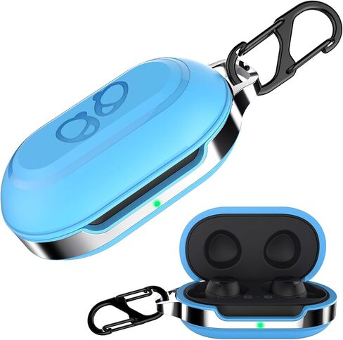HALLEAST Galaxy Buds Case Cover, TPU Hard Protective Earbuds Case for 2019 Samsung Galaxy Buds & 2020 Galaxy Buds + Plus (Support Wireless Charging), Classic Black in Saudi Arabia