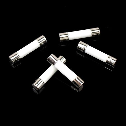 Beaquicy Microwave Fuse 20 Amp 250V Ceramic Fuse Cartridge Fuse Slow-Blow WB27X10388 Replacement for G-E Ken-More Microwave (5-Pack) in Saudi Arabia
