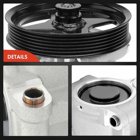 مضخة توجيه كهربائية ممتازة، مع بكرة، متوافقة مع Ford F250 Super Duty 2008-2010، F350 Super Duty 2008-2010، 5.4L، استبدال # 7C3Z3A674A in Saudi Arabia
