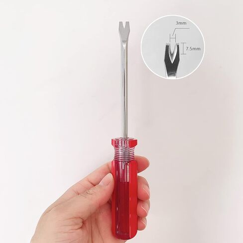 رافعة تك 3 مم 3 قطع، مجموعة أدوات مفك براغي مزيل التيلة للأظافر من SKZIRI على شكل حرف U (3 قطع) in Kuwait