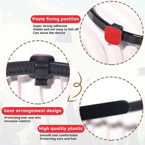 Graduation Cap Headband Black Graduation Cap Holder Hairband Graduation Hat Secure Hair Accessories for Graduates Students Women Men in Kuwait