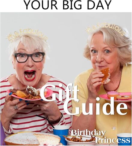 مجموعة وشاح وتاج عيد الميلاد الخمسين باللون الذهبي 50 وعصابة رأس رائعة لعيد الميلاد تاج زينة عيد الميلاد الخمسين للنساء هدايا عيد الميلاد الخمسين لزينة حفلات عيد ميلاد سعيد عمرها 50 عامًا in Kuwait