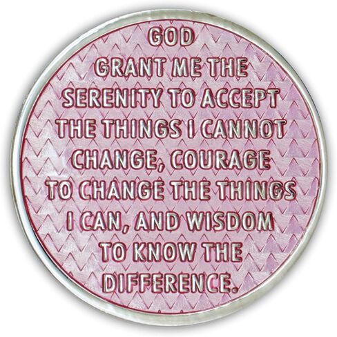 7 Year Sobriety Coin | Legacy AA Chip | Thick Triplate Recovery Anniversary Token (Aqua) in Saudi Arabia