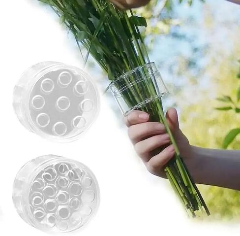 Spiral Ikebana Stem Holder 2Pcs - Bouquet Twister for Flower Arrangement, DIY Floral Art Accessory for Wedding Home Romantic Decoration (Large+Small) in Kuwait