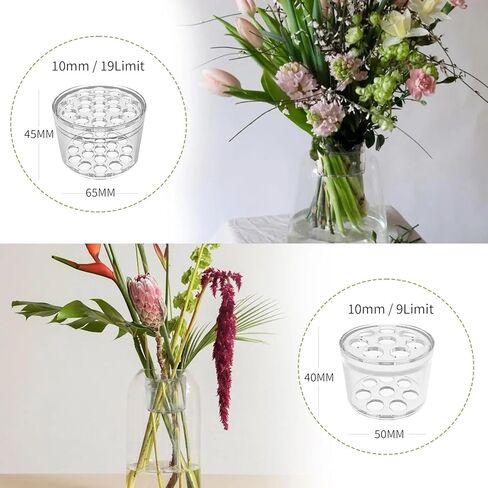 Spiral Ikebana Stem Holder 2Pcs - Bouquet Twister for Flower Arrangement, DIY Floral Art Accessory for Wedding Home Romantic Decoration (Large+Small) in Kuwait