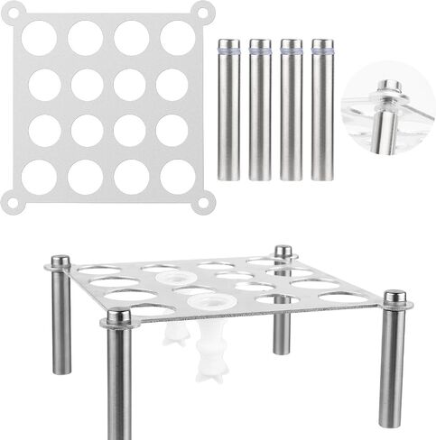 2pcs Chess Piece Holder, Resin Chess Piece Die Holder with 2 Holder & 8 Legs Chess Piece Stand Silicone Dies Accessories for Making Game Kit(Dies Not Included) in Saudi Arabia