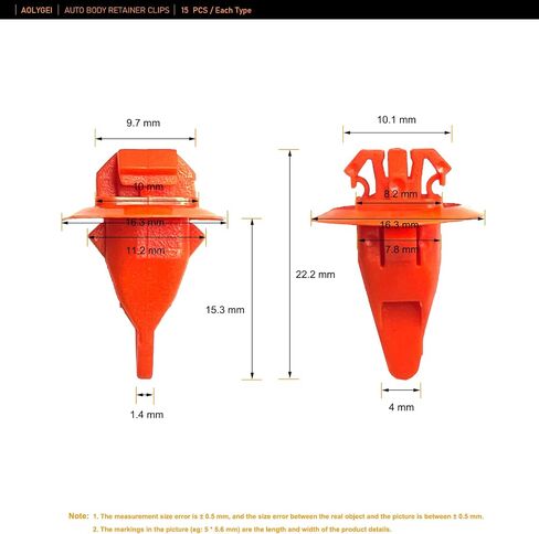 C68 100PCS for Toyota Trim Door Panel Clips Trim Panel Retainer for Tacoma, Tundra, Camry, Corolla, Avalon, Sienna, Replace OEM: 90467-10188 with 1Pcs Plastic Fastener Remover in Saudi Arabia