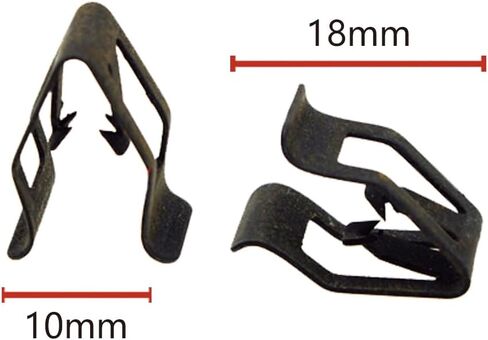C68 100PCS for Toyota Trim Door Panel Clips Trim Panel Retainer for Tacoma, Tundra, Camry, Corolla, Avalon, Sienna, Replace OEM: 90467-10188 with 1Pcs Plastic Fastener Remover in Saudi Arabia