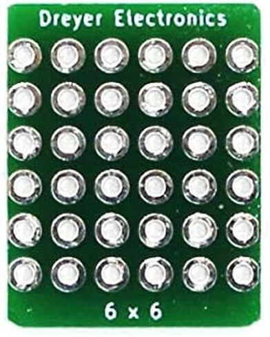 10pcs Mini PCB Perforated Board Double Sided | Small Sized for Prototyping in Saudi Arabia