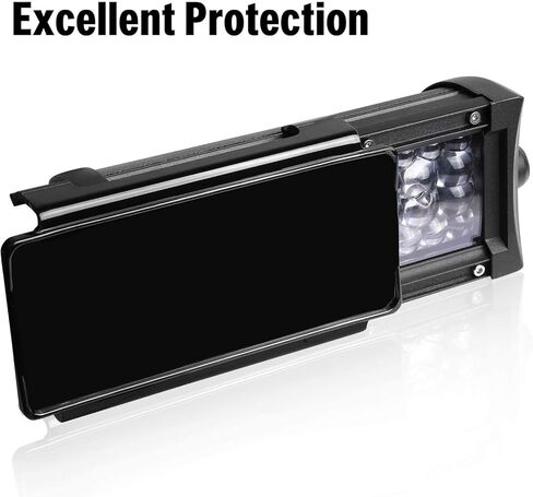 أغطية كهرمانية للضوء مكعب مقاس 3 بوصات، أغطية أغطية LED صفراء أغطية إضاءة مربعة أغطية واقية من شريط الضوء من البولي كربونات أغطية عدسات LED مكعبة مصابيح الضباب in Kuwait