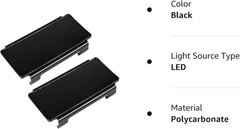 أغطية كهرمانية للضوء مكعب مقاس 3 بوصات، أغطية أغطية LED صفراء أغطية إضاءة مربعة أغطية واقية من شريط الضوء من البولي كربونات أغطية عدسات LED مكعبة مصابيح الضباب in Kuwait