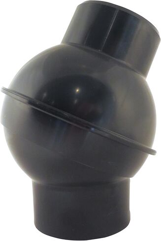 4 Inch Swivel Elbow for Flexible Hose with 15 Degrees Rotation with 4 Inch OD and 3-15/16 Inch OD Openings ABS Plastic for Dust Collector Systems 73480 in Kuwait