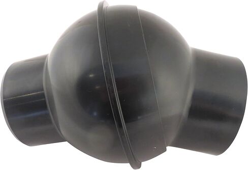 4 Inch Swivel Elbow for Flexible Hose with 15 Degrees Rotation with 4 Inch OD and 3-15/16 Inch OD Openings ABS Plastic for Dust Collector Systems 73480 in Kuwait