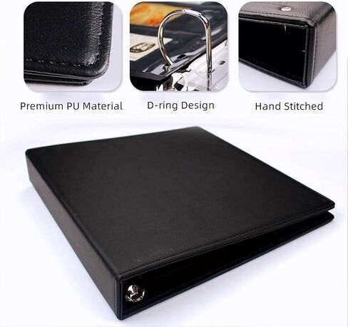 Coin Flips Album and Coin Sleeves for 2x2 Coin Flips,200 Pockets Black Coin Storage Books in Saudi Arabia